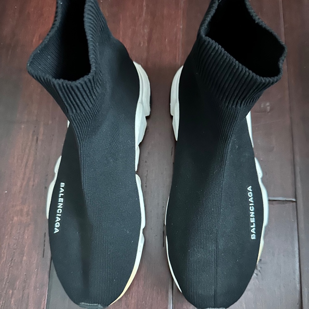 Balenciaga Speed Trainer Sock Sneakers Black  EUR 40 ( US Woman's 9  Men's 7 )